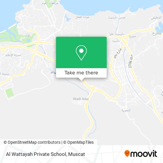 Al Wattayah Private School map
