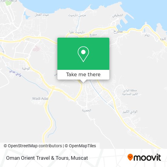 Oman Orient Travel & Tours map
