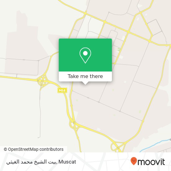 بيت الشيخ محمد الغيثي map