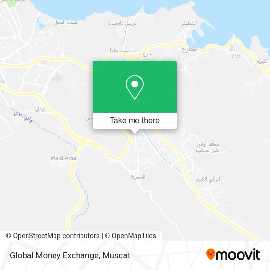 Global Money Exchange map
