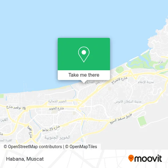Habana map
