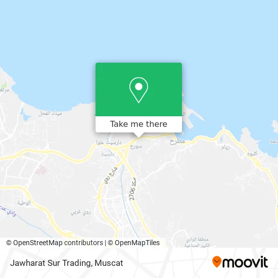 Jawharat Sur Trading map