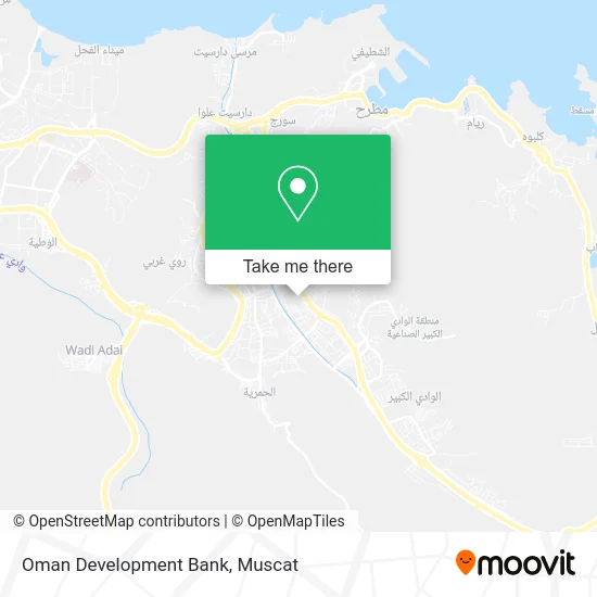 Oman Development Bank map