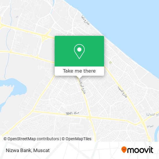 Nizwa Bank map