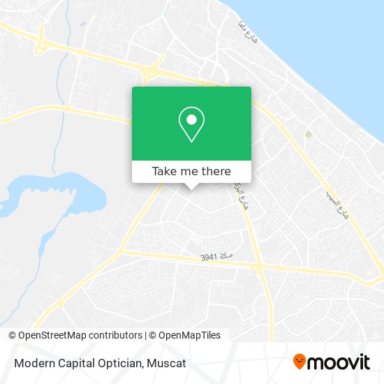 Modern Capital Optician map