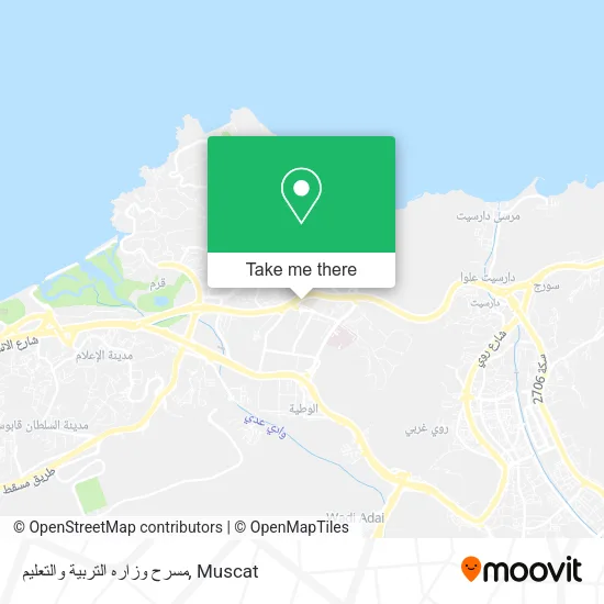 Ministry of Education Theater map