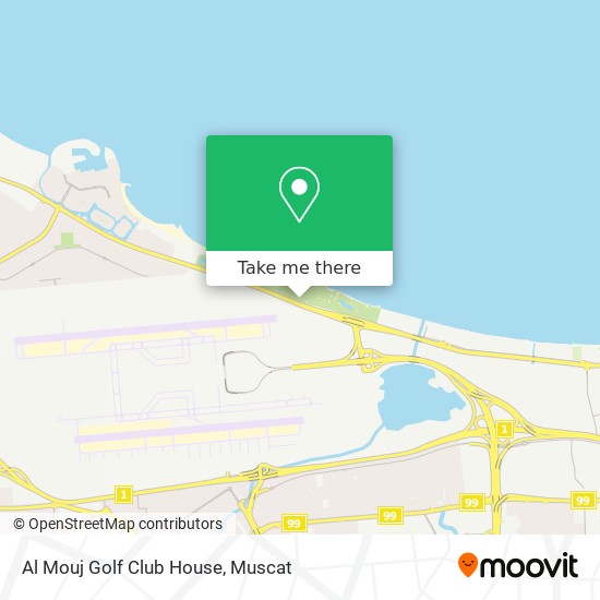 Al Mouj Golf Club House map