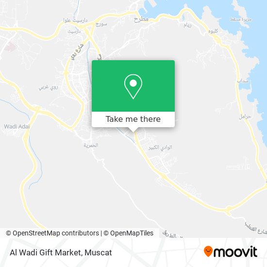 Al Wadi Gift Market map