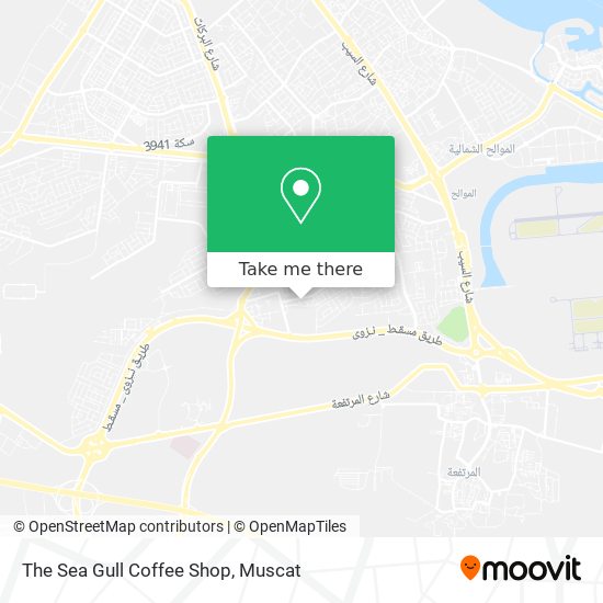 The Sea Gull Coffee Shop map