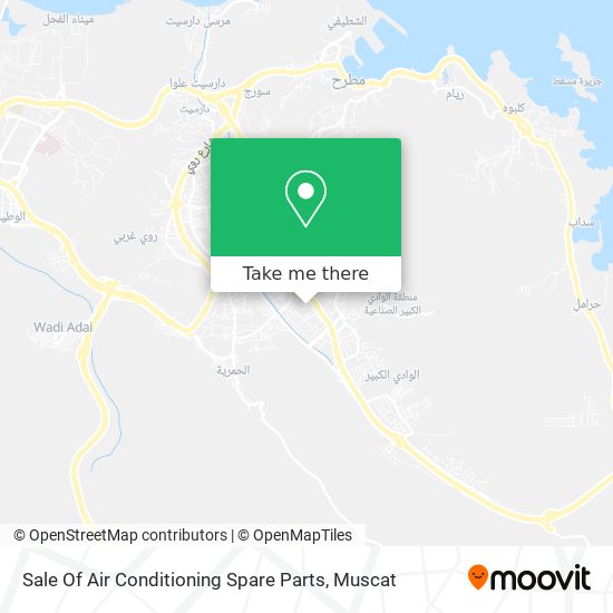Sale Of Air Conditioning Spare Parts map