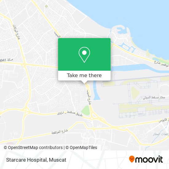 Starcare Hospital map