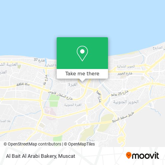 Al Bait Al Arabi Bakery map
