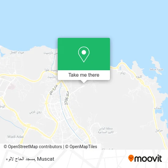 مسجد الحاج لالوه map