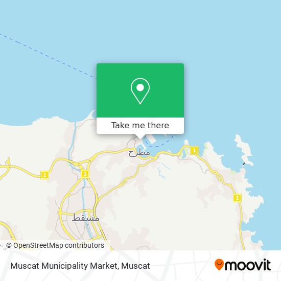 Muscat Municipality Market map
