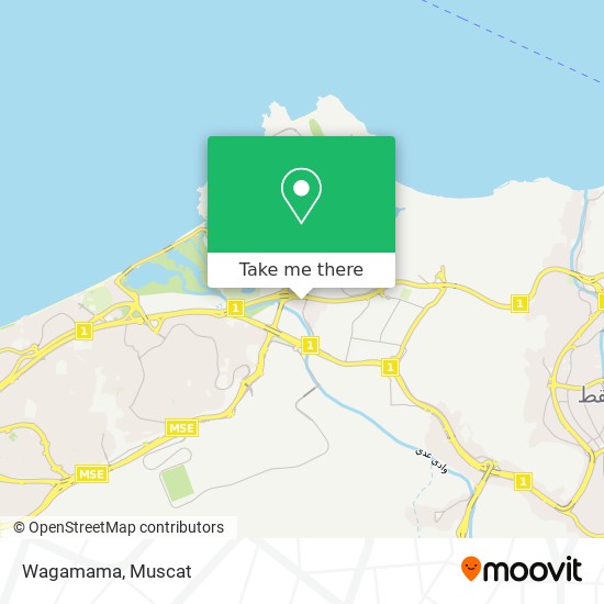 Wagamama map