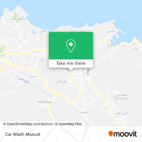 Car Wash map