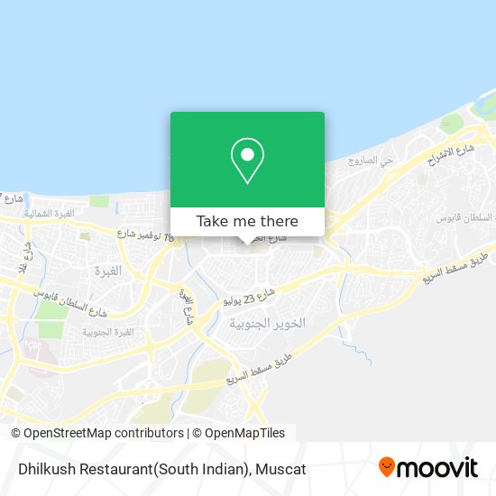 Dhilkush Restaurant(South Indian) map