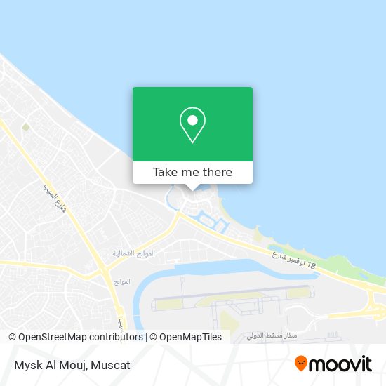 Mysk Al Mouj map