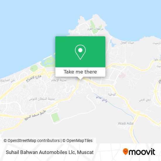 Suhail Bahwan Automobiles Llc map