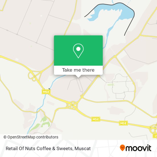 Retail Of Nuts Coffee & Sweets map