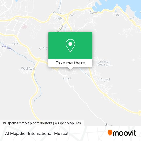 Al Majadief International map