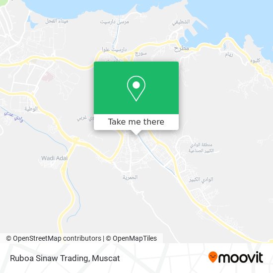 Ruboa Sinaw Trading map