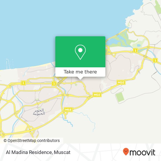 Al Madina Residence map