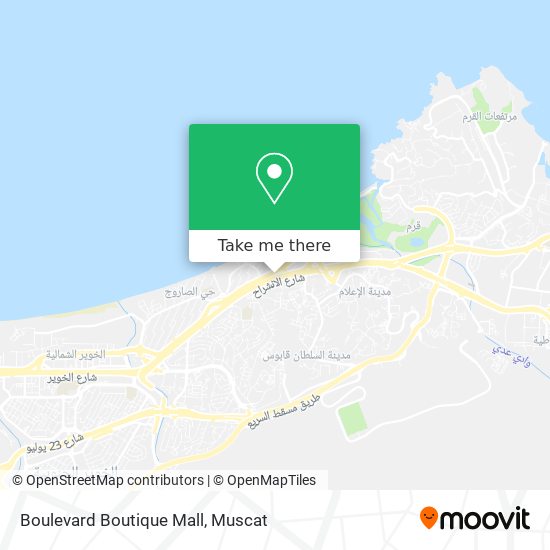 Boulevard Boutique Mall map
