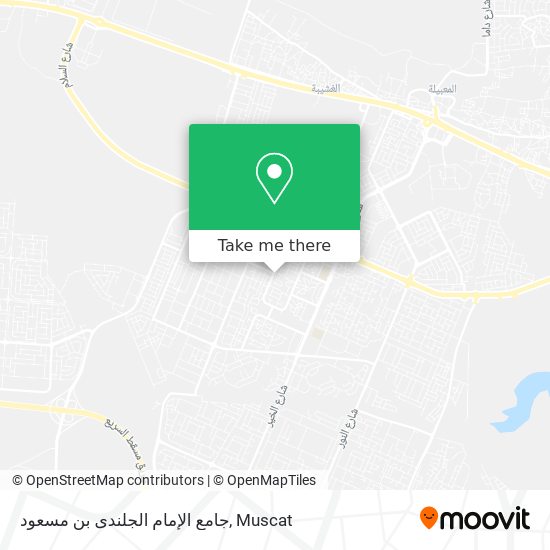 جامع الإمام الجلندى بن مسعود map