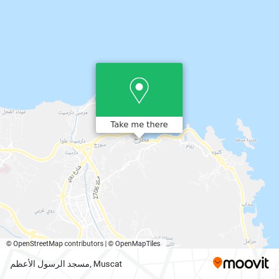 مسجد الرسول الأعظم map