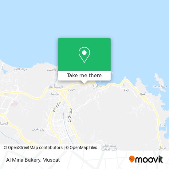 Al Mina Bakery map