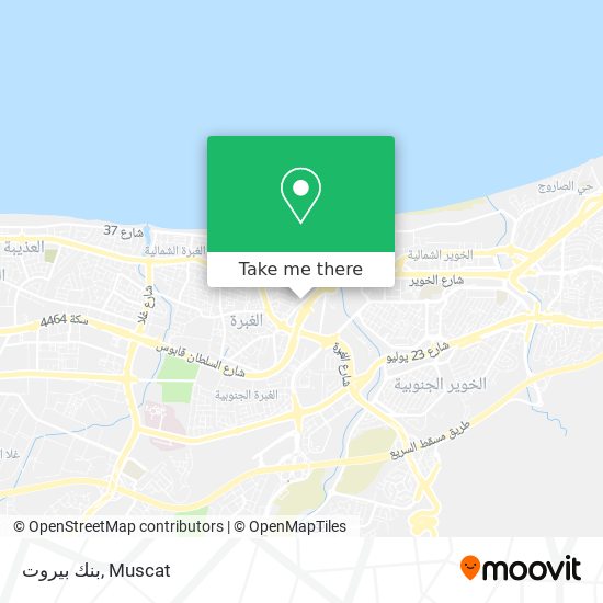 بنك بيروت map