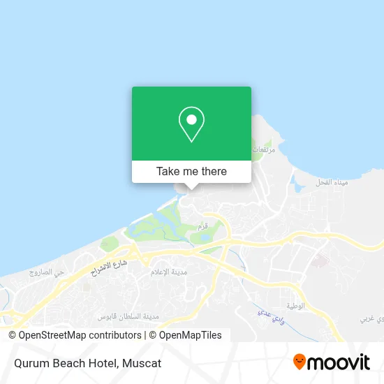 Qurum Beach Hotel map