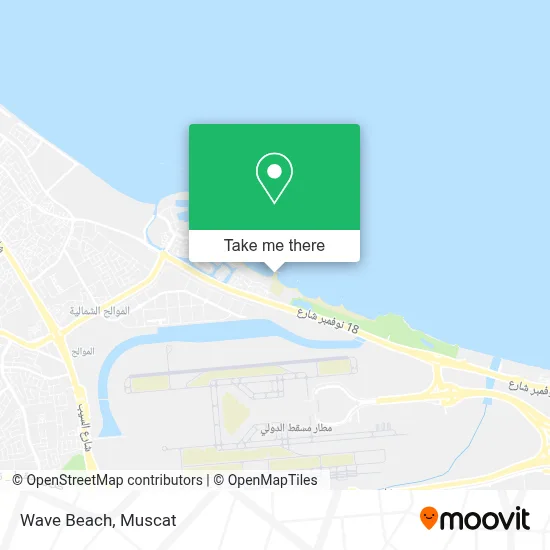 Wave Beach map