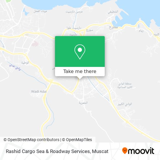Rashid Cargo Sea & Roadway Services map