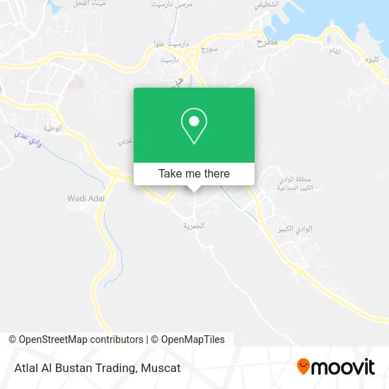Atlal Al Bustan Trading map