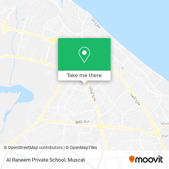 Al Raneem Private School map