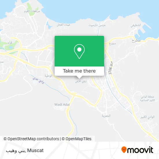 بني وهيب map