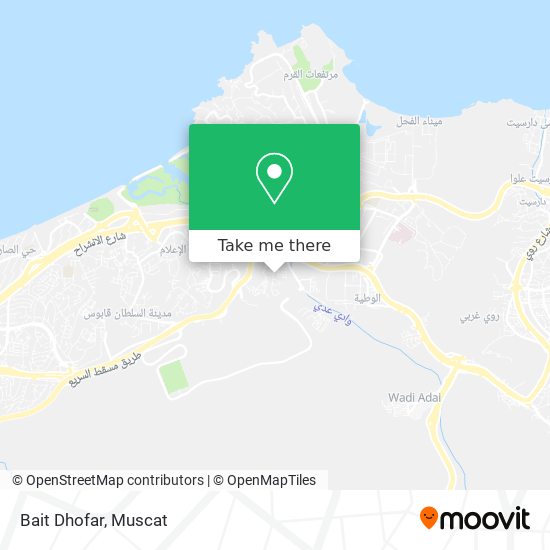 Bait Dhofar map