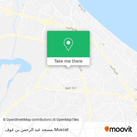مسجد عبد الرحمن بن عوف map