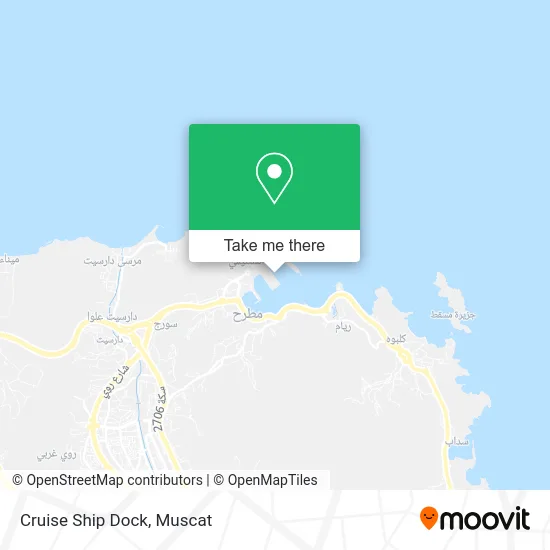 Cruise Ship Dock map