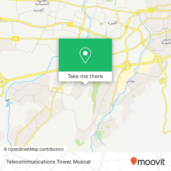 Telecommunications Tower map