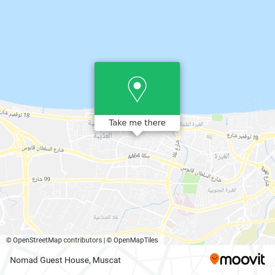 Nomad Guest House map