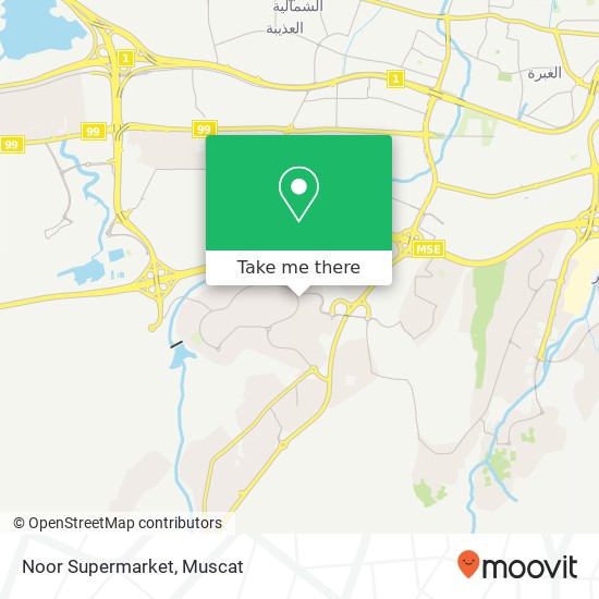 Noor Supermarket map