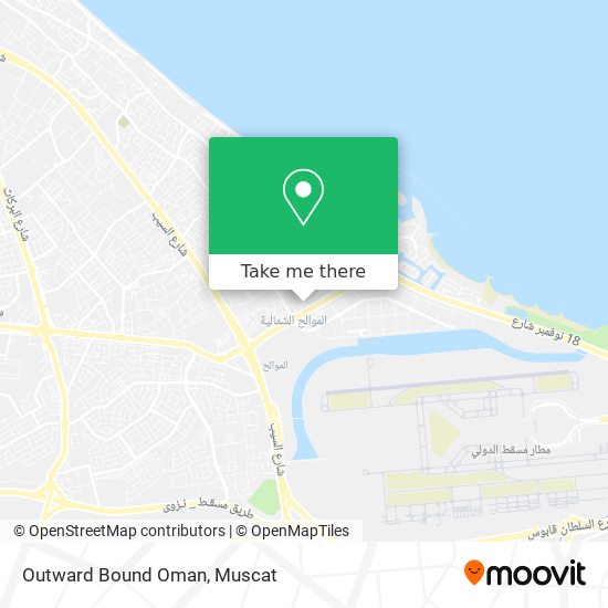 Outward Bound Oman map