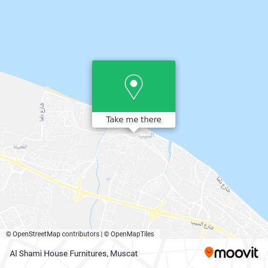 Al Shami House Furnitures map