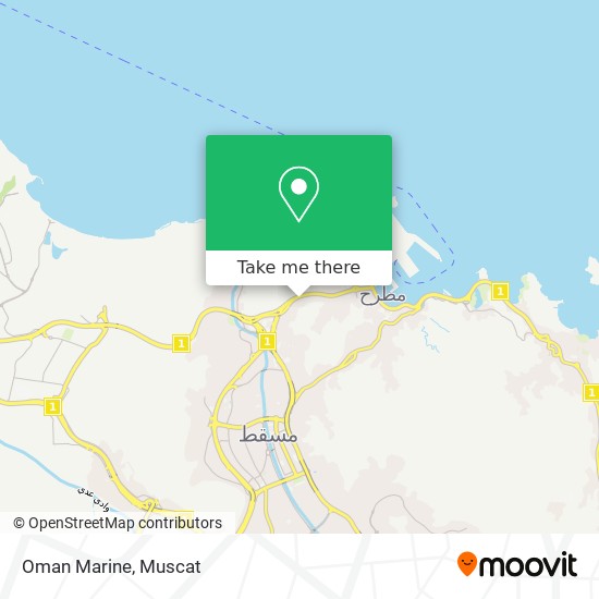 Oman Marine map