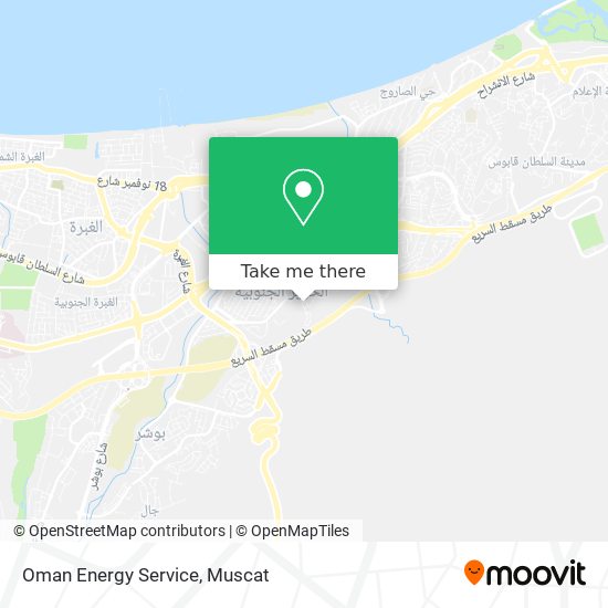 Oman Energy Service map