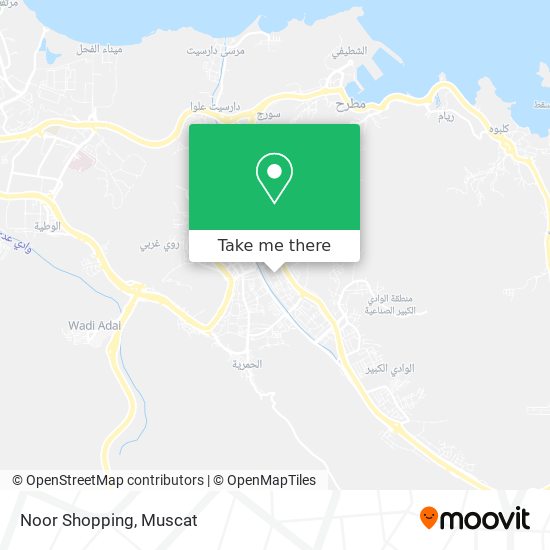 Noor Shopping map