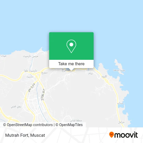 Mutrah Fort map